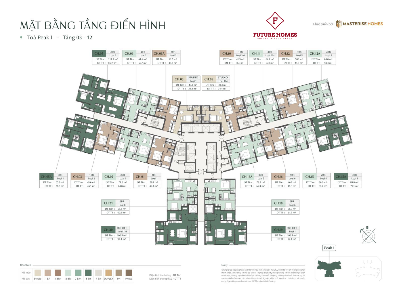 Mặt bằng tầng điển hình